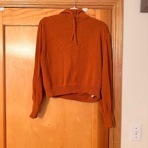 Athleta Orange Turtle Neck Sweater
